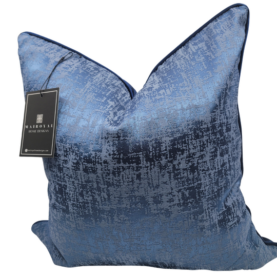 Blue Flame Designer Throw Cover in Blue