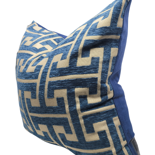 Spring Greek Key Designer in King Blue (Seasonal)