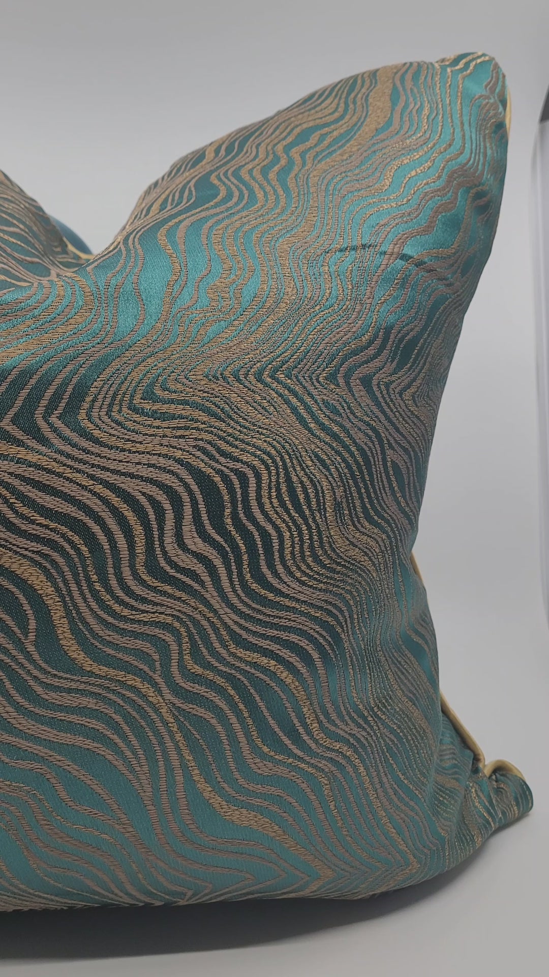 The Odessa Waves Designer" Cover in Emerald & Gold