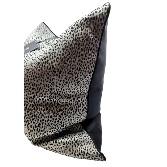 Leopard Black and Off White Designer" Cover